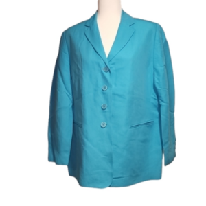 August Max womans size 14 linen blazer